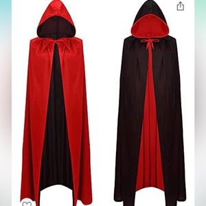 Reversible vampire cape
